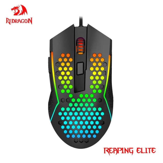 REDRAGON M987P-K Reaping Elite Lightweight RGB Gaming Mouse