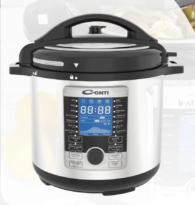 Conti 12L 1600W Electric Pressure Cooker