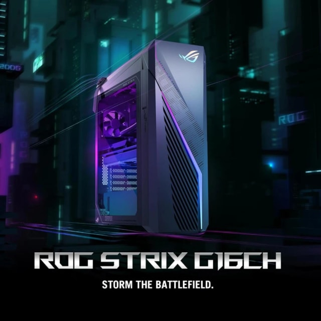 Desktop Gaming ASUS ROG G16CHR | Intel® Core™ i9-14900KF Processor  Liquid Cooler, NVIDIA® GeForce RTX™4080 16GB GDDR6X, 64GB DDR5, 2TB M.2 SSD WIFI & Bluetooth Integrated - 2 Years Warranty