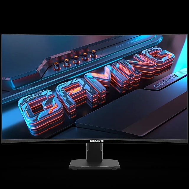 Gigabyte GS27FC 27" 1920 x 1080 (FHD) VA 180Hz 1ms HDMI 2.0 \ DP 1.4 Curved Gaming Monitor With HDR & AMD Freesync Premuim - Black