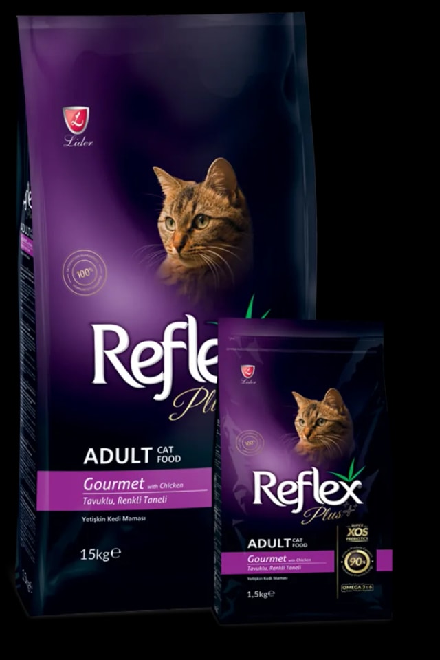 Reflex Plus Multi Colour Adult Cat Food with Chicken  15 kg