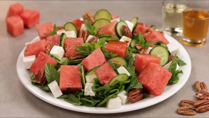 How to make watermelon salad
