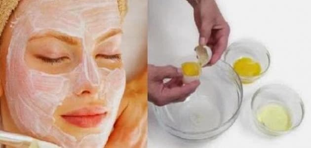 Egg whites for the face