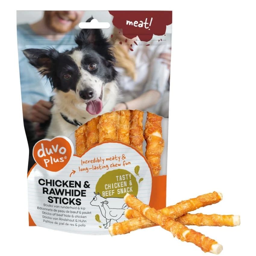 Meat! Chicken & Rawhide Sticks - Small