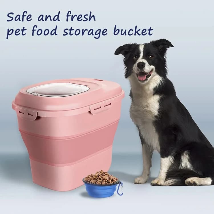 Food Storage Container with Wheels