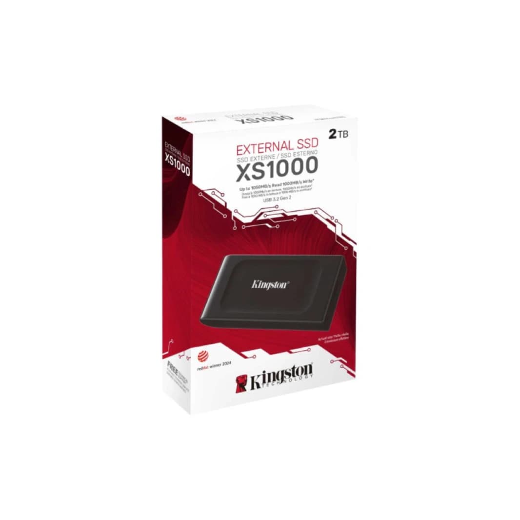 Kingston 1TB XS1000 External Solid State Drive (SSD) USB 3.2 Gen 2