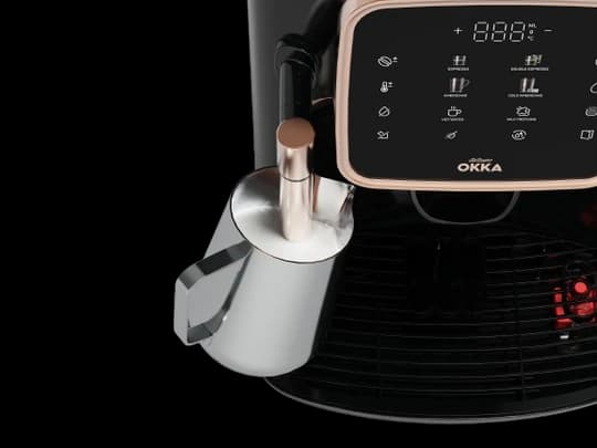 Okka Espresso Pro OK0030 Fully Automatic Espresso Machine - Silver