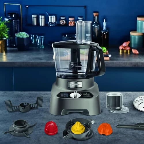 MOULINEX DoubleForce | Food Processor | 1000W | 10 attachments FP825E27