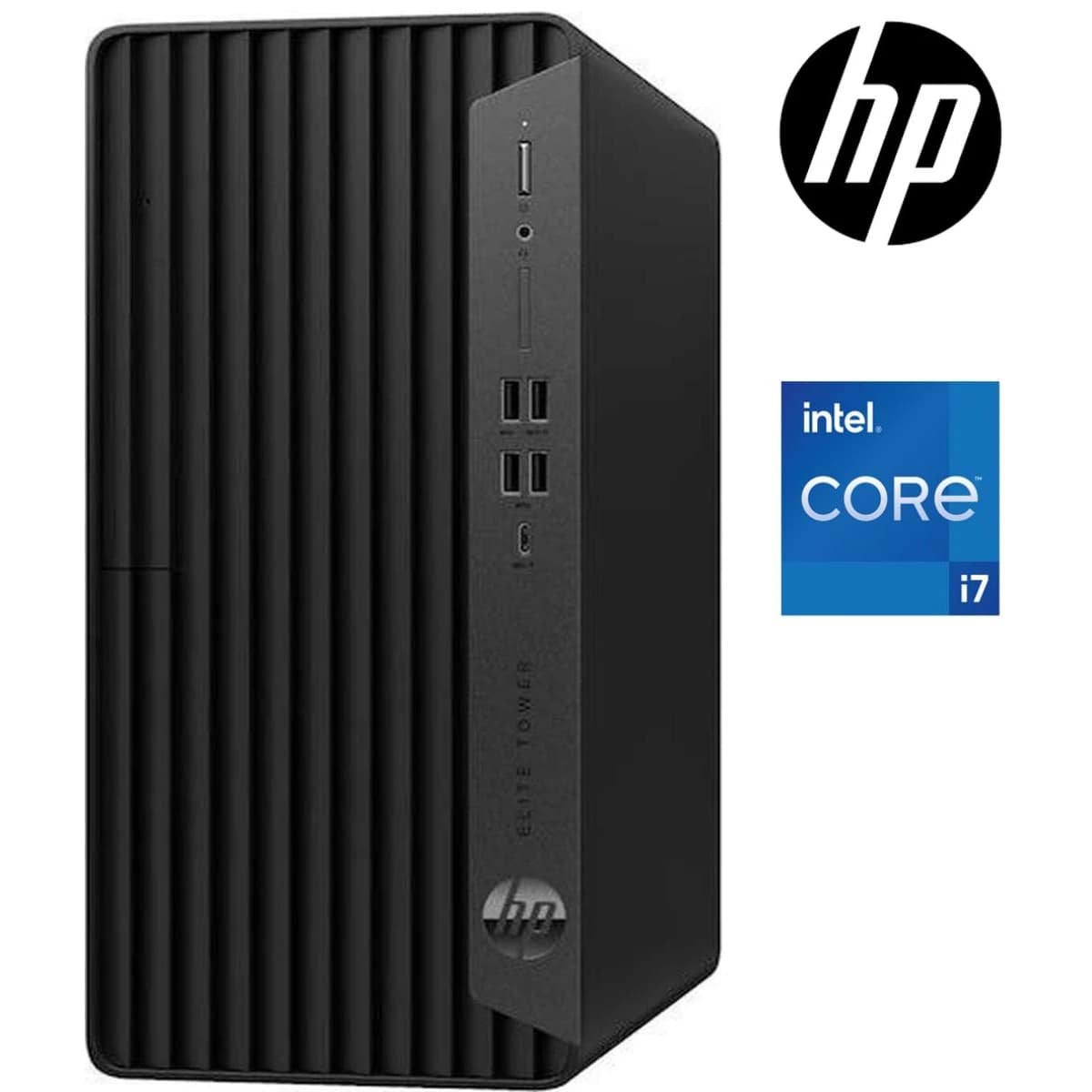 HP Elite Tower 800 G9 Desktop PC (2024), 14th Gen Intel Core i7 20-Cores, Protected by HP Wolf Security, Supports 3 Displays, with Wireless & Bluetooth