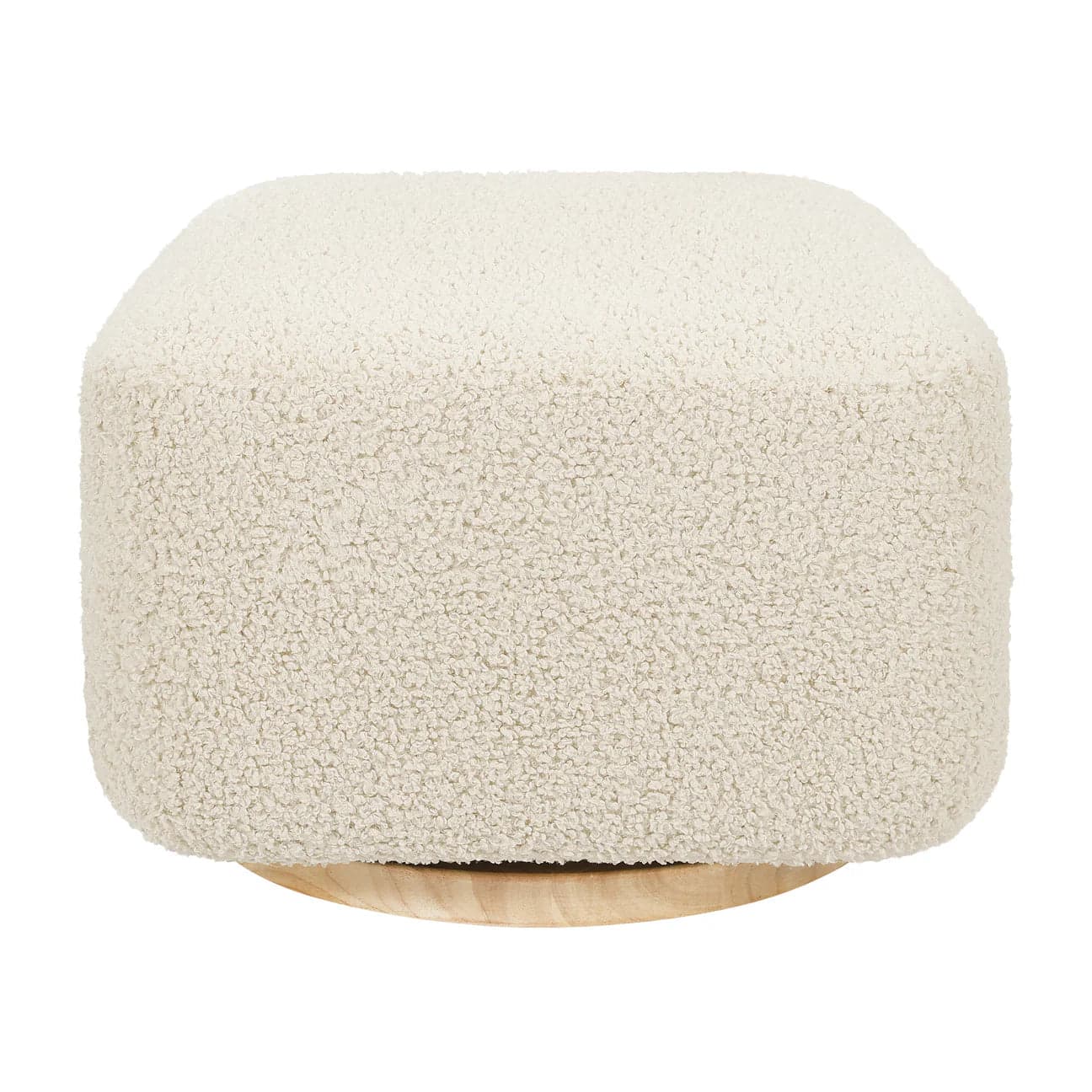 Pre-Order Kiwi Gliding Ottoman in Teddy Loop