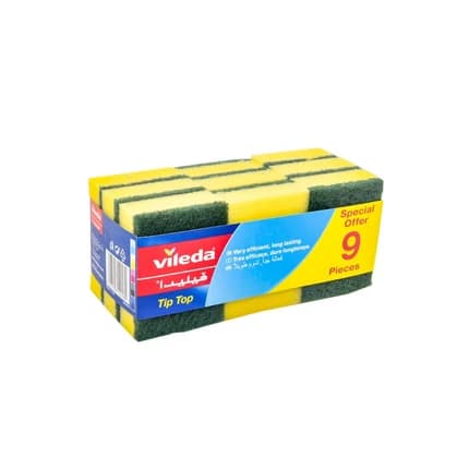 VILEDA TIP TOP SPONGE - 9PCS