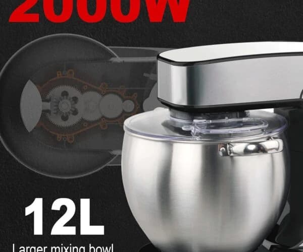 Electra Mixer with 12L Capacity, 2000W