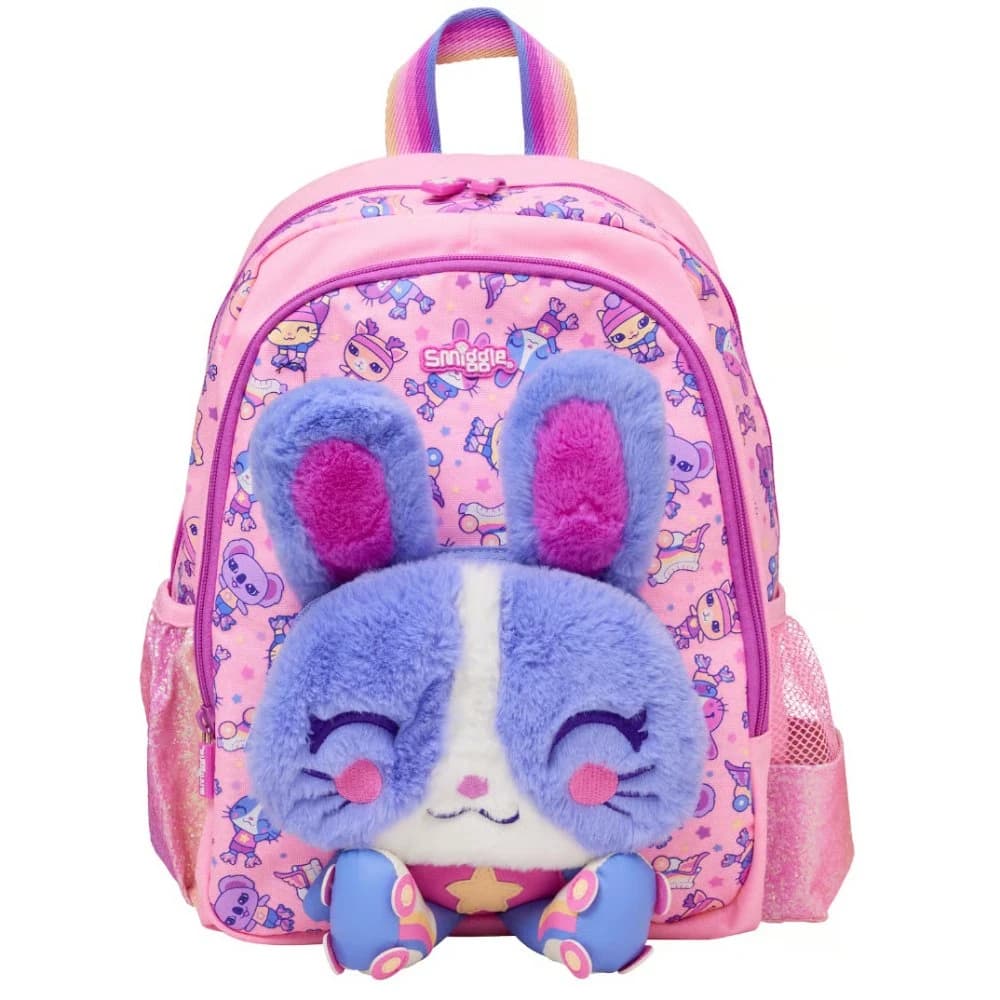 Smiggle Junior Character Backpack – Rabbit Pink