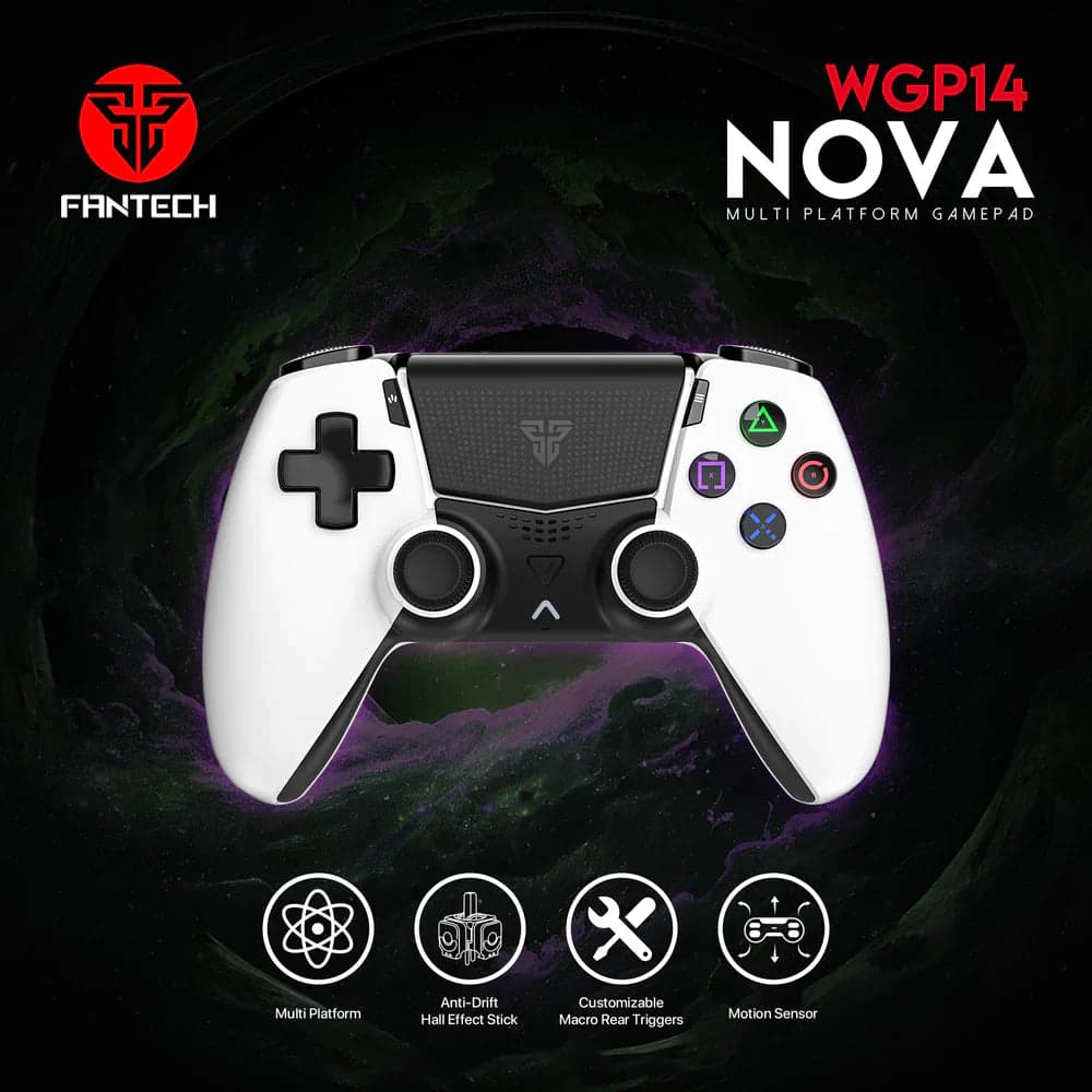 Fantech Nova Wgp14 Multi-platform Hall Effect Gamepad – White