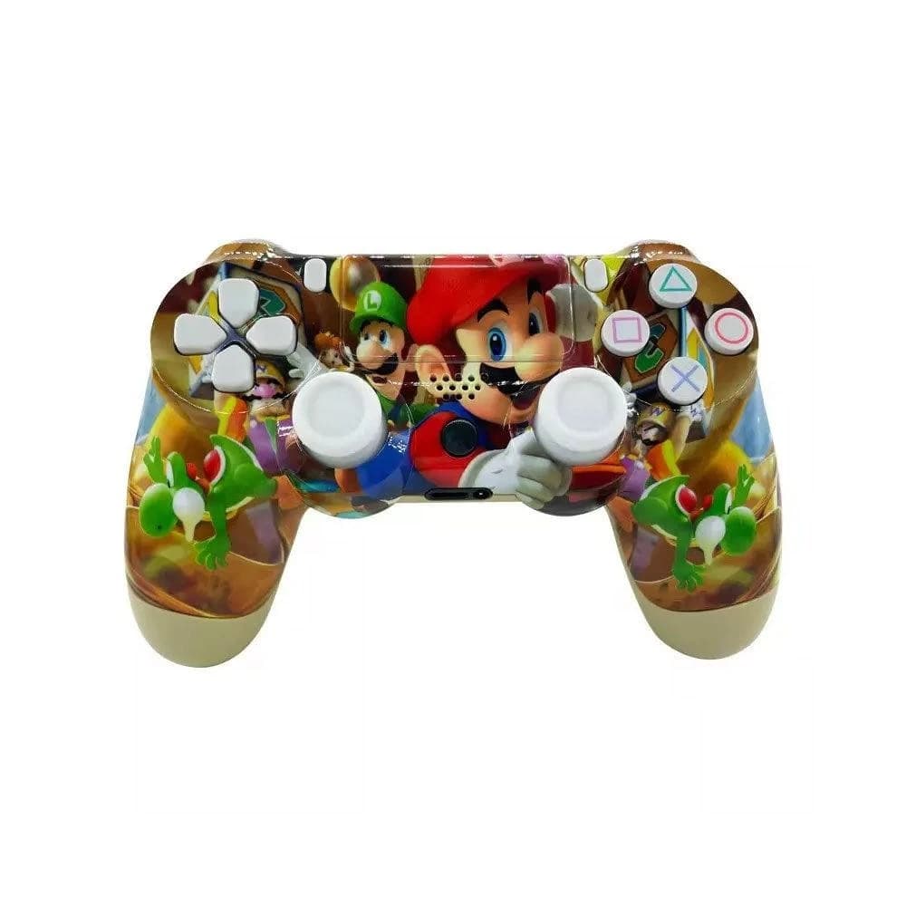 Wireless Bluetooth Gamepad for PS4 Controller Mario