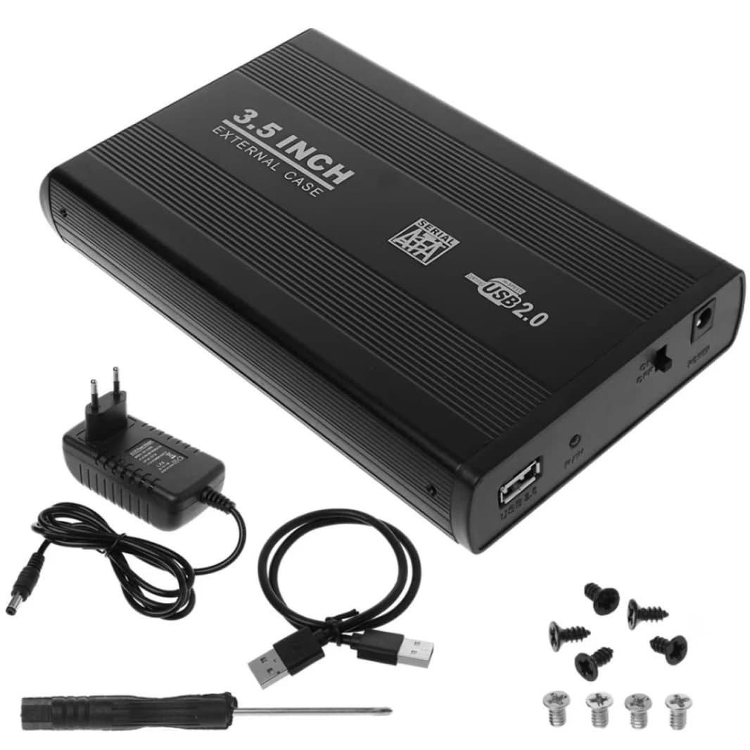 3.5" HDD External Hard Disk Driver Enclosure Case USB 3.0
