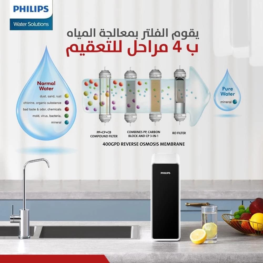 Philips Water RO Purifier - UnderSink