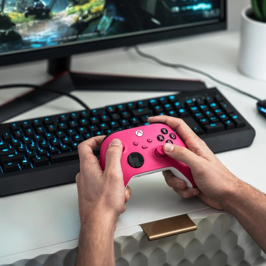 Xbox – Gaming Controllers – 1914 Wireless Controller for Xbox – Deep Pink