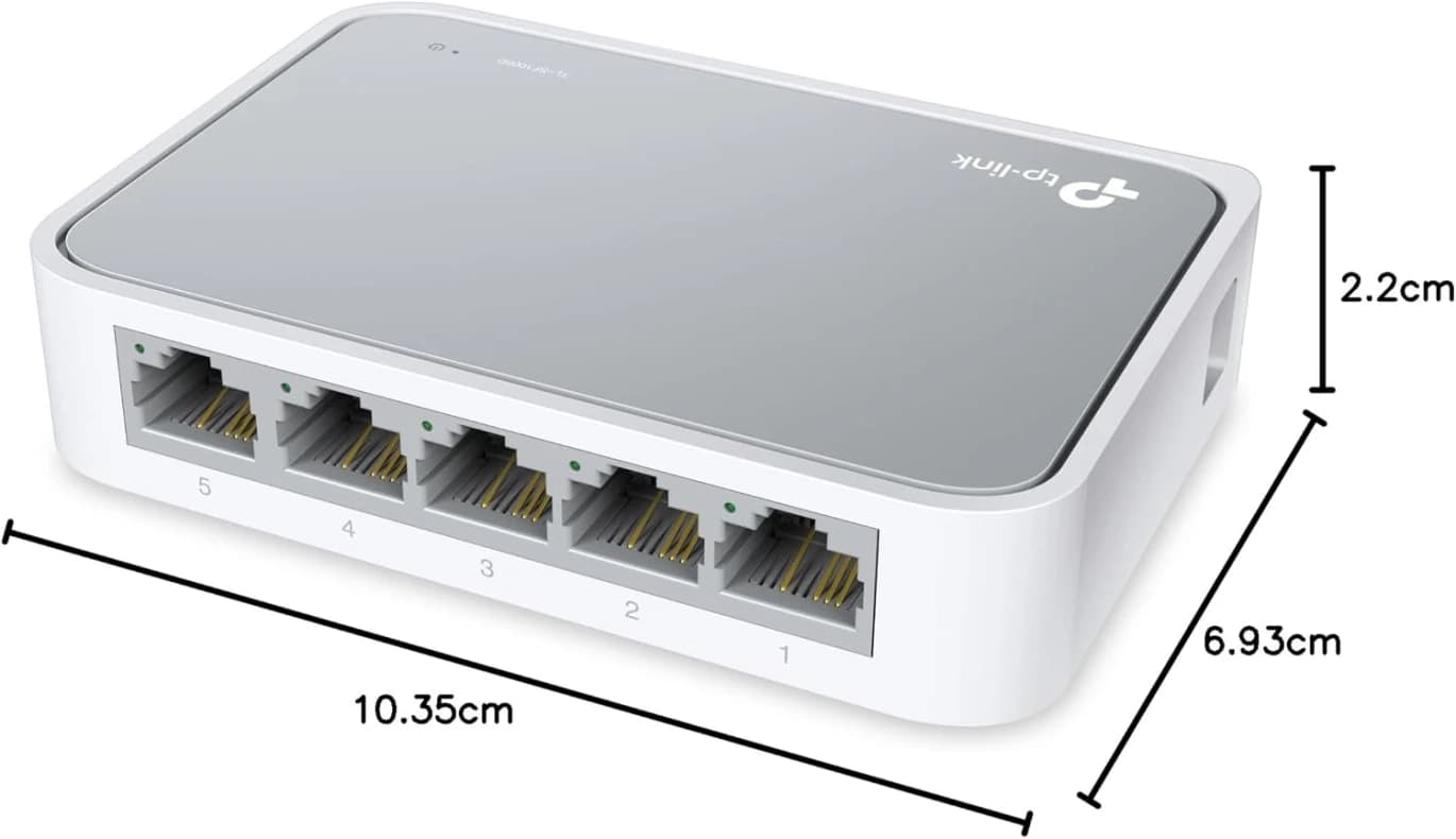 TP-Link SF1005D 5-Port 10/100Mbps Desktop Switch – Reliable & Fast