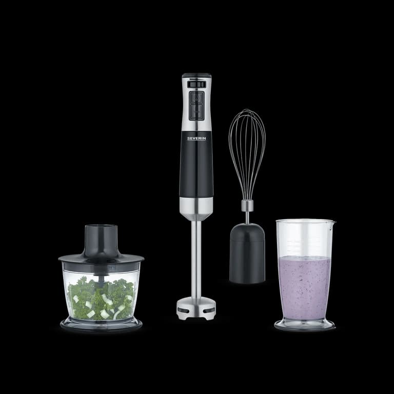 Severin Hand Blender 600W Ergonomic Design Multi-Accessories