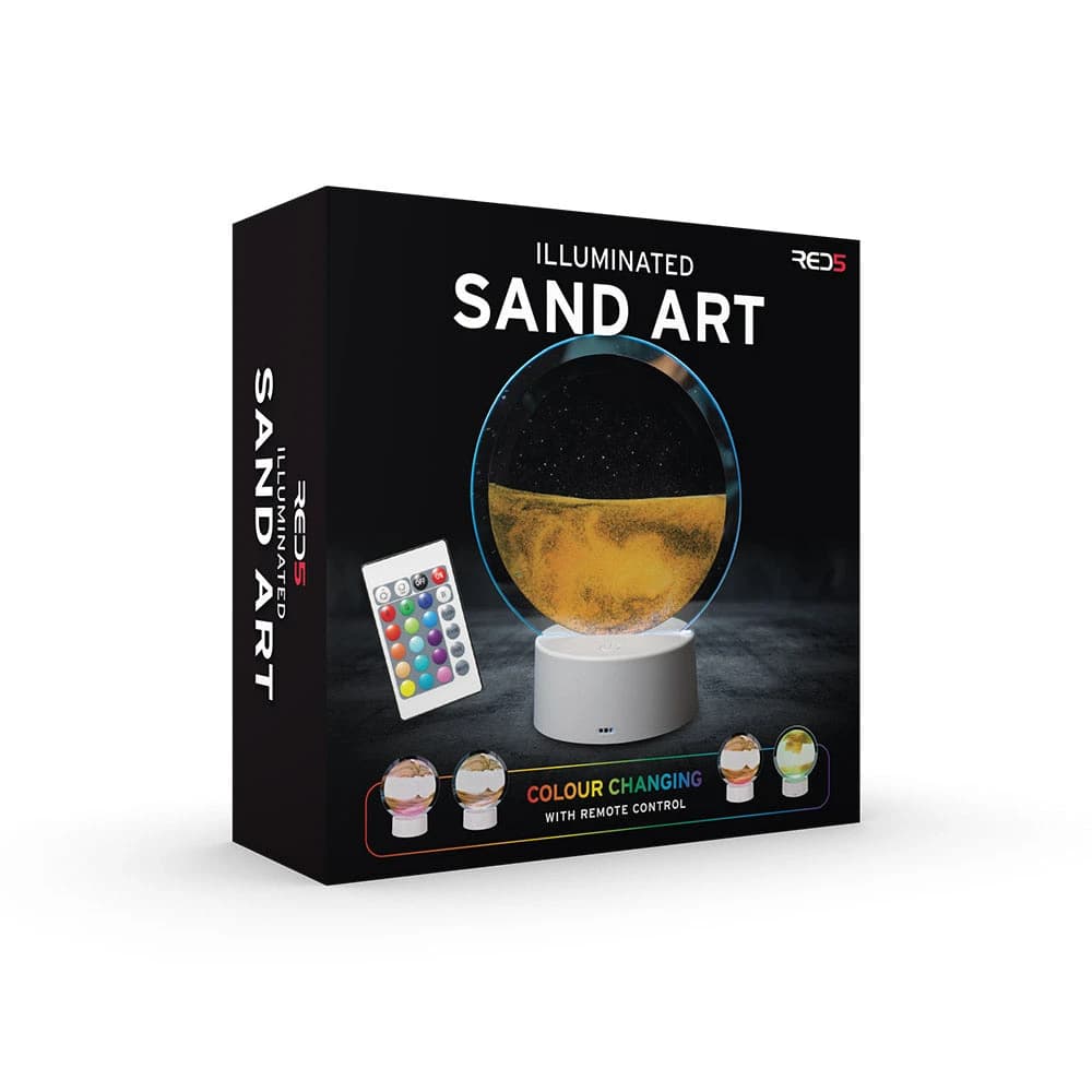 The Source Light Up Sand Art Stylish Decor & Desk Lamp