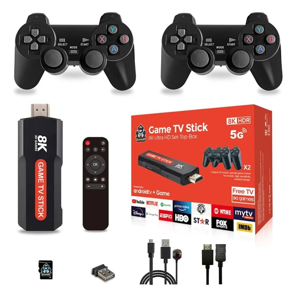 Wireless 2.4G Game Console with Quad-Core