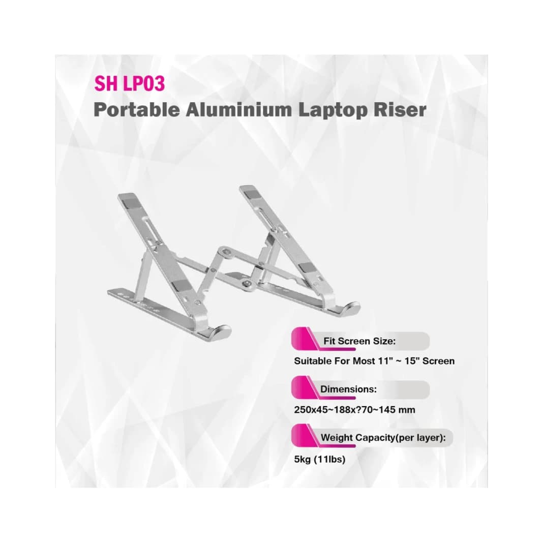 SKILLTECH SH LP03 Portable Laptop Riser and Stand