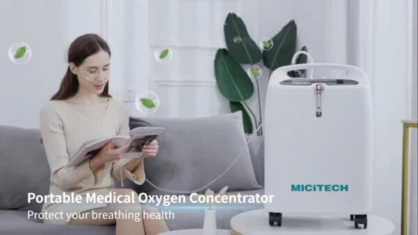 مولد الأكسجين | جهاز توليد الأكسجين | 5 لتر/دقيقة | MICiTECH CP503