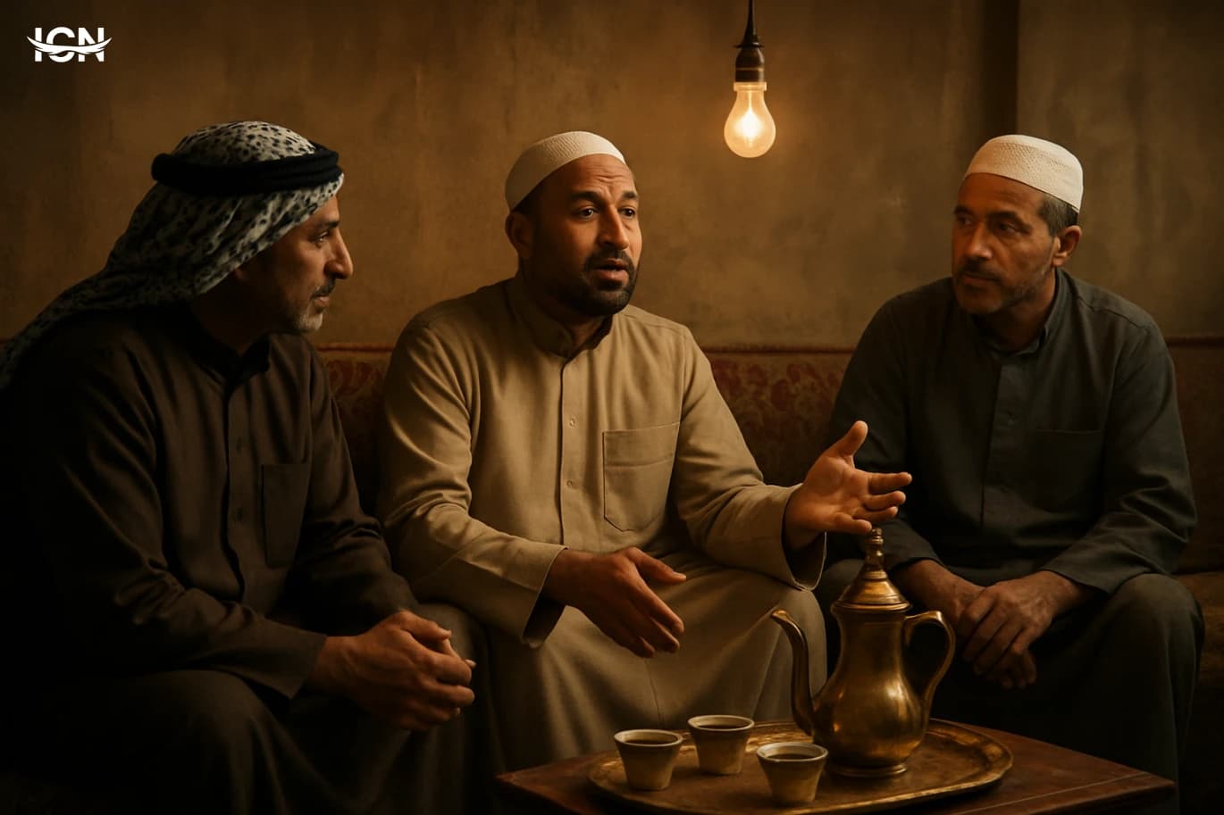القصخون في مقاهي رمضان بالموصل