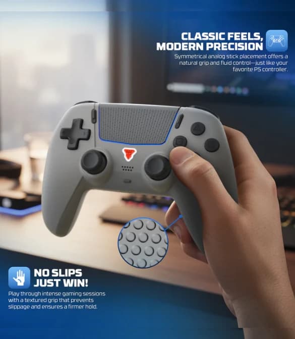 Fantech NOVA II D WGP16D Controller Hall Effect (PS5) - Grey