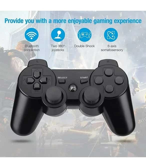Wireless Controller for PlayStation 3 Black
