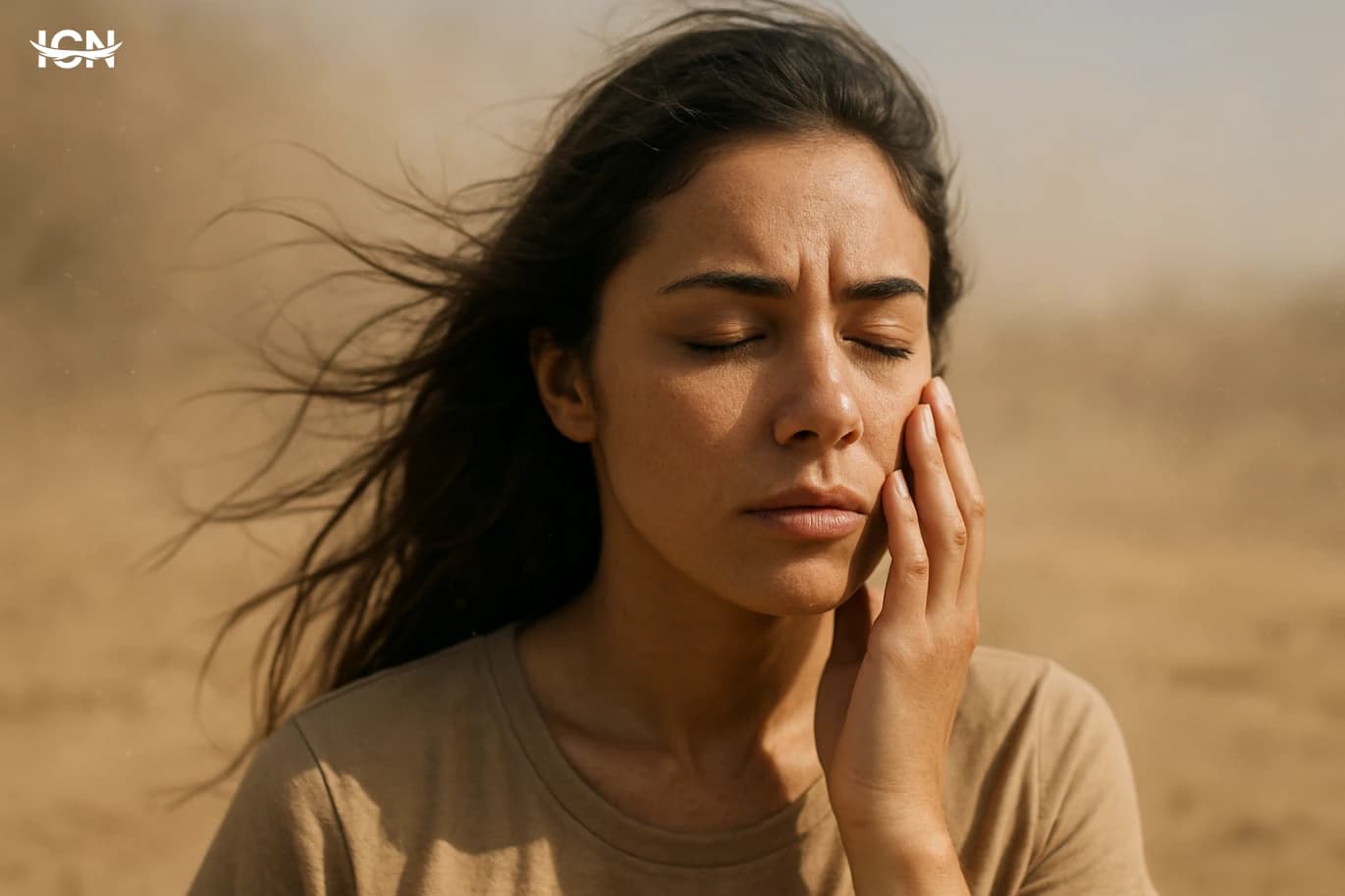 Dust Storm Defense for Skin and Hair