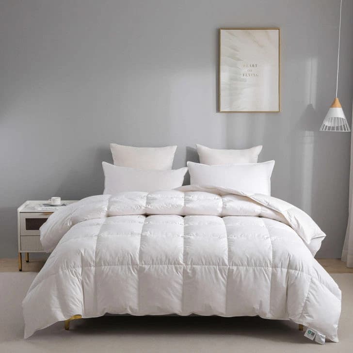 Natural Feather King Comforter