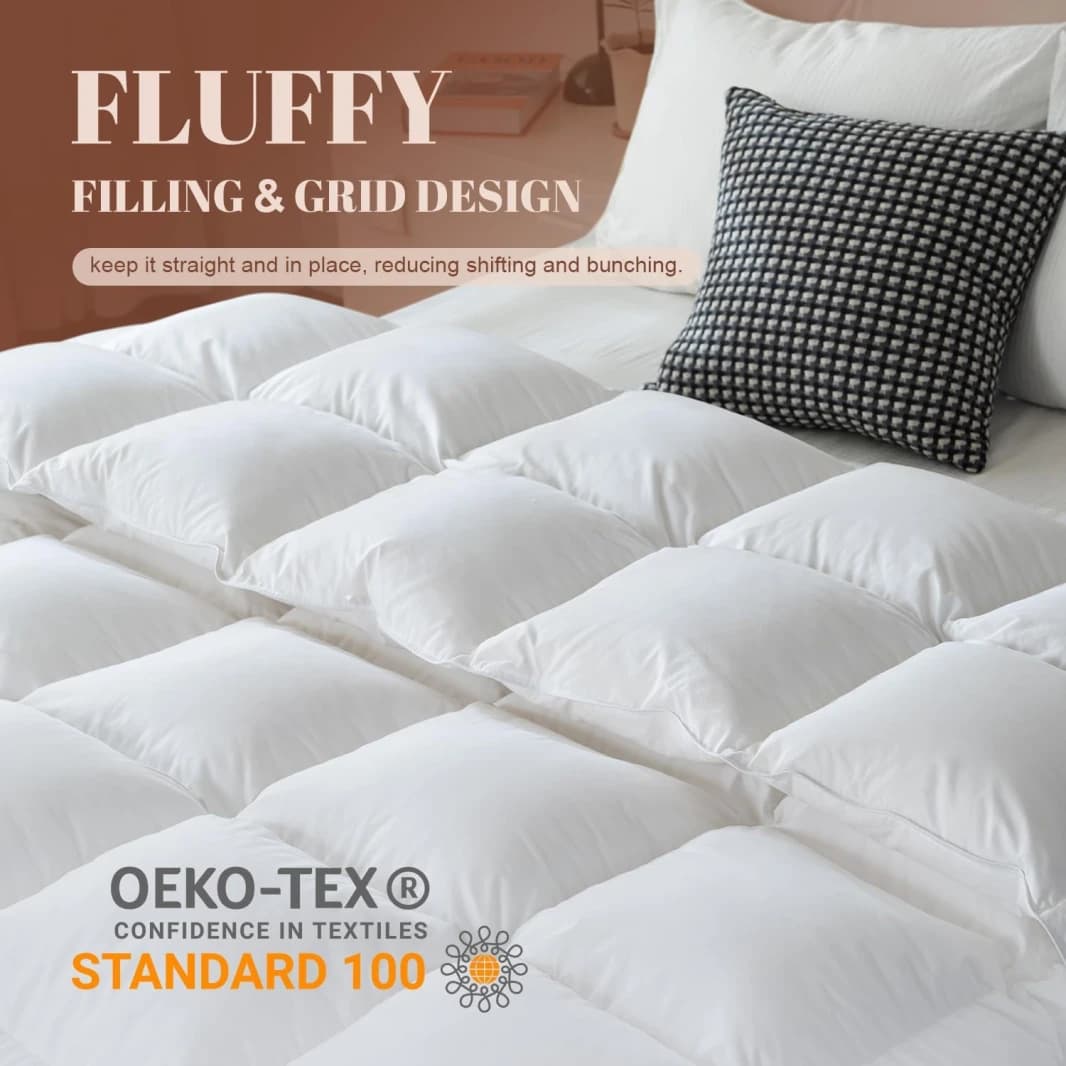 Natural Feather King Comforter