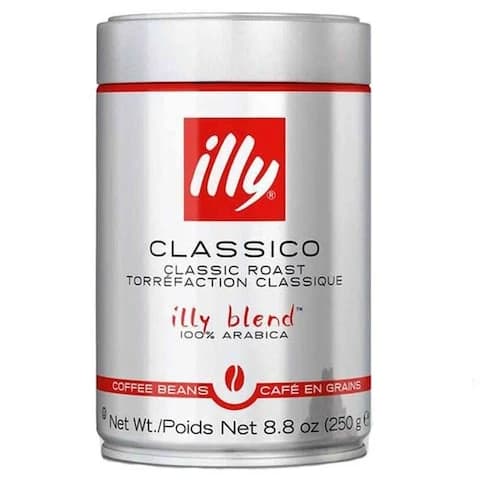 Illy Classico Roast Coffee Beans 250 Gram