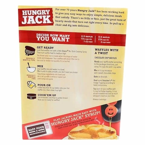Hunger Jack Waffle Mix Belgian 794 Gram