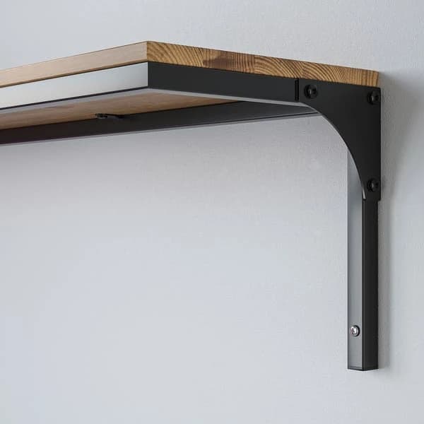 Wall shelf combination, black