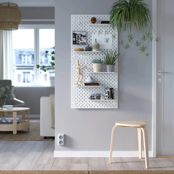 Display shelf, white