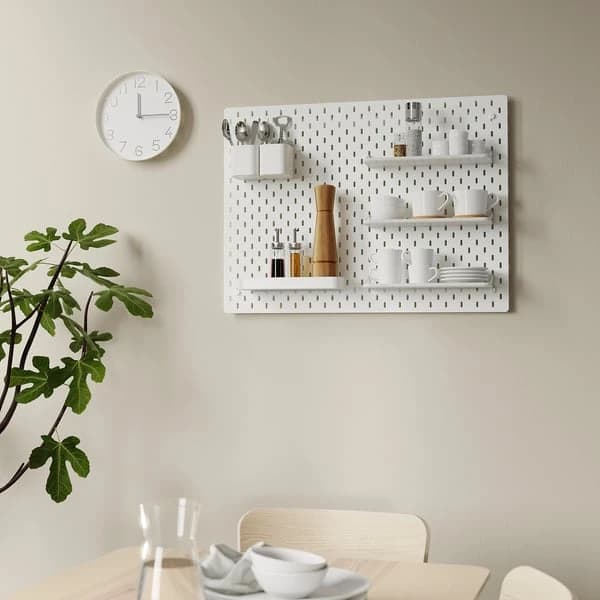 Display shelf, white