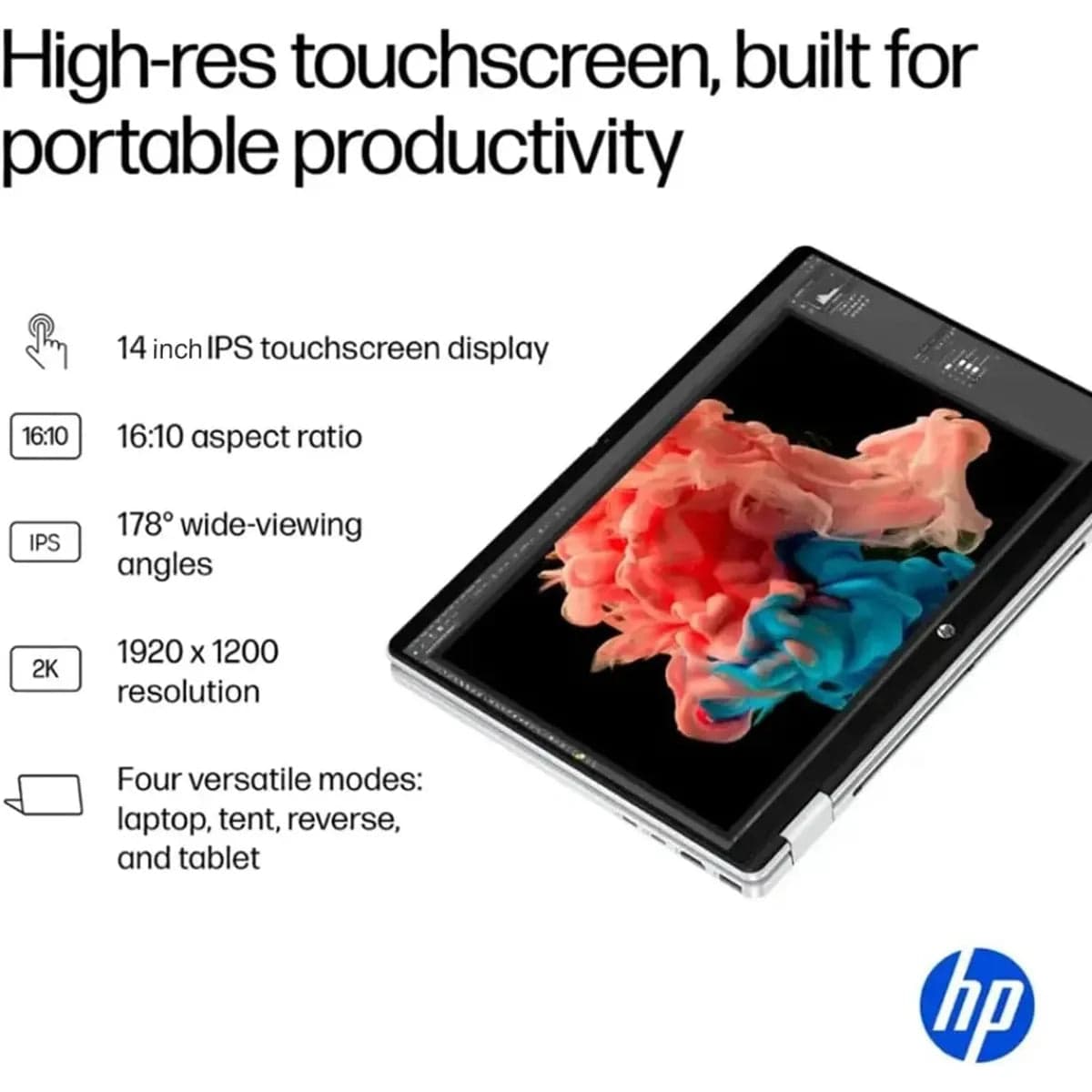 لابتوب HP OmniBook 5 Flip i7 بشاشة لمس 2K