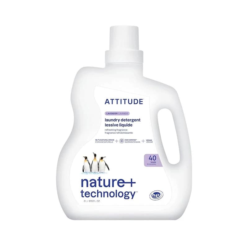 Attitude Lavender Liquid Laundry Detergent 2L