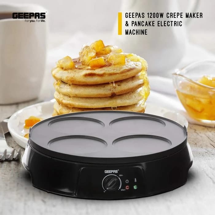 Geepas Crepe Maker, 1200 Watt