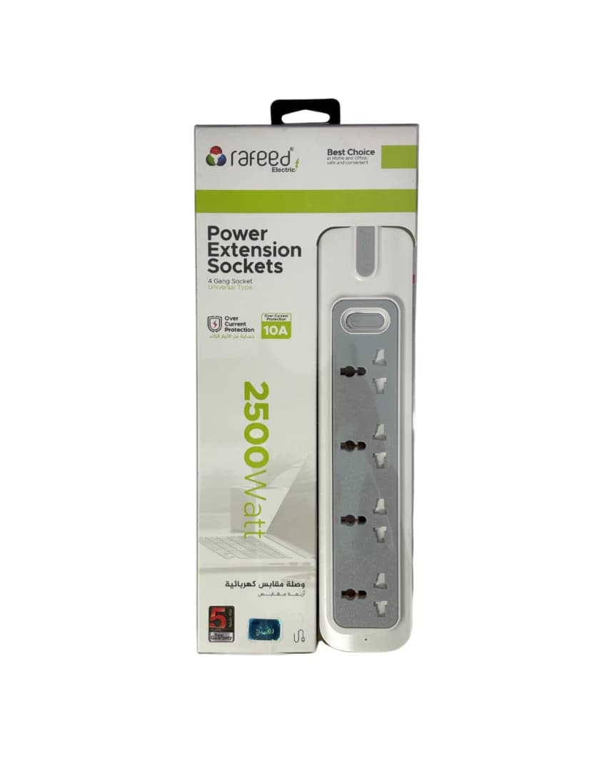 Quad Socket 10 Amp 2500W