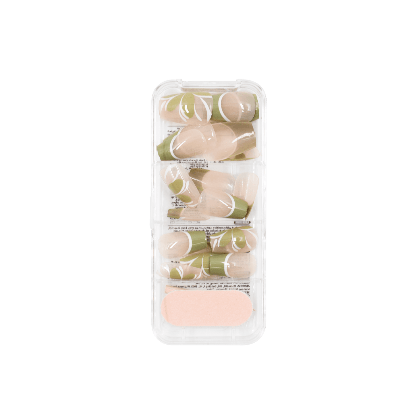 Rose-Shaped Artificial Nails
