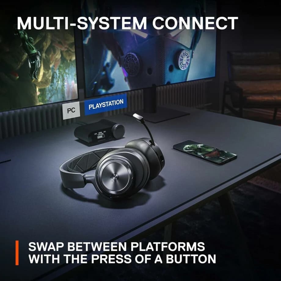 SteelSeries Arctis Nova Pro Wireless Gaming Headset, Infinity Power System