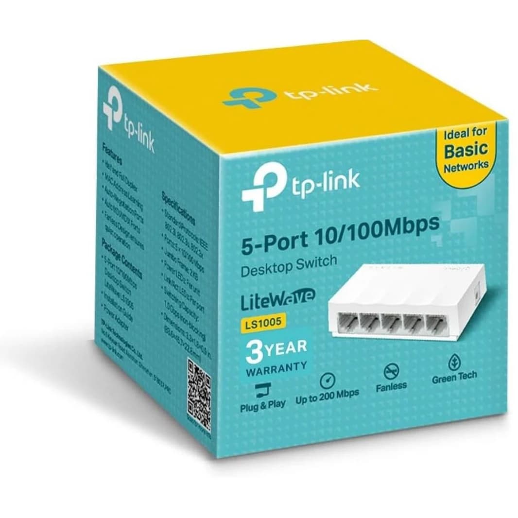 TP-Link LS1005 5-Port Desktop Switch