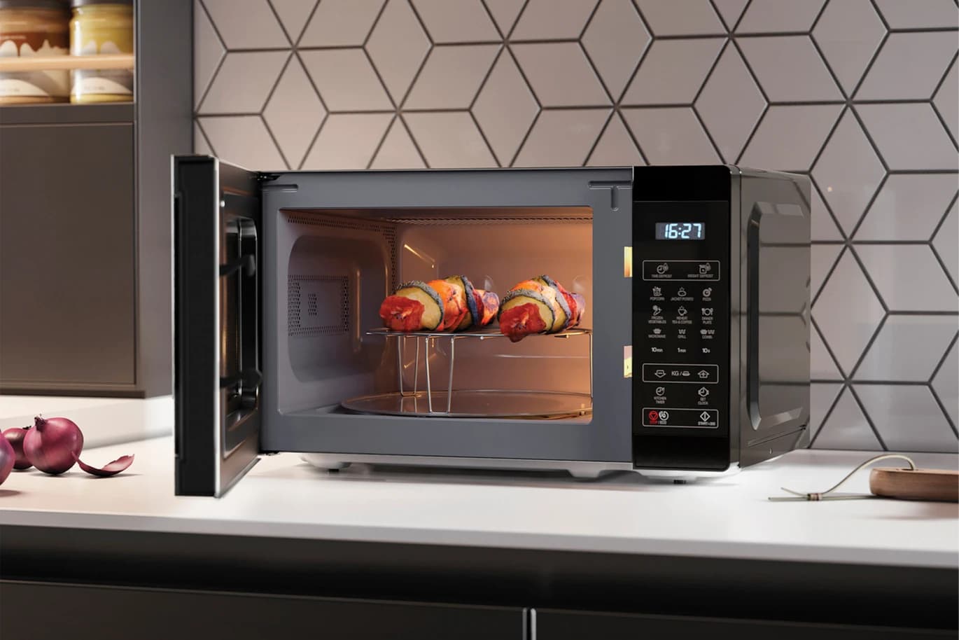 Sharp 25L Black Microwave