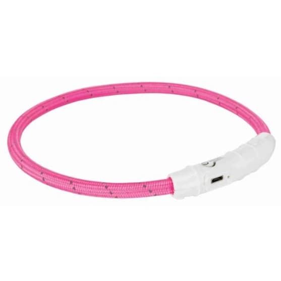 Trixie USB Rechargeable Flash Light Ring - M–L