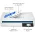 HP Scanjet Pro N4600 Fnw1 Flatbed Scanner, 1200 DPI, 100 Sheets Feeder