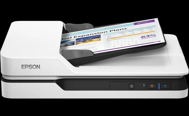 Epson Workforce DS-1630 Duplex Color Flatbed Scanner Up to 25 PPM